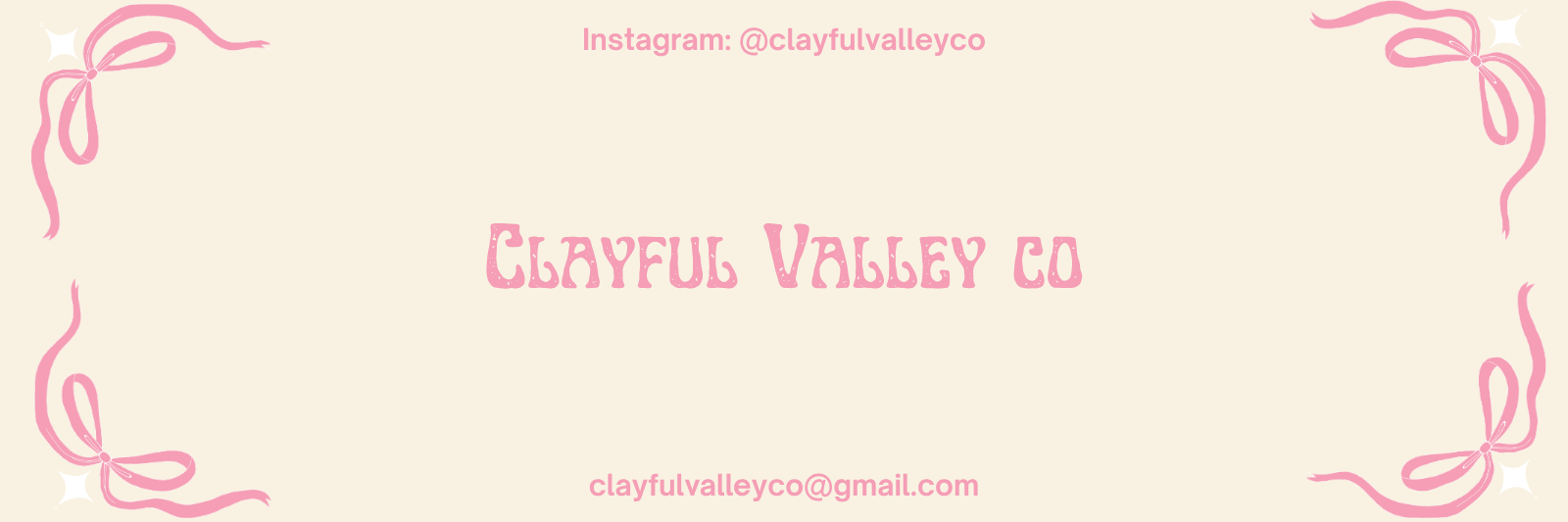Clayful Valley Co banner